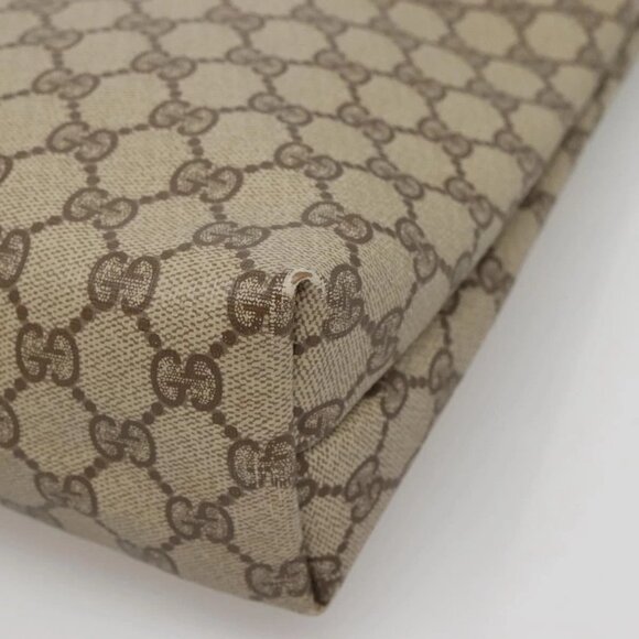 GUCCI GG Supreme Tote Bag PVC Beige Gold 002 39 6130 9411 Auth ep10867 - Picture 5 of 16